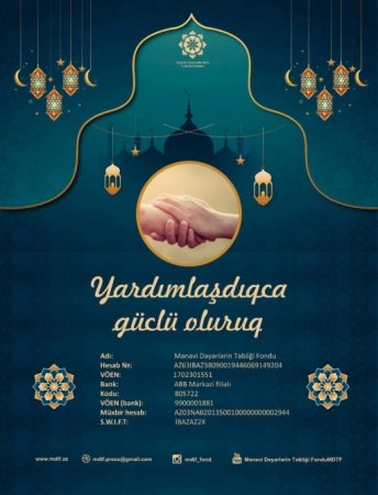 Ramazan ayı münasibətilə “Yardımlaşdıqca güclü oluruq” adlı kampaniyaya start verilib