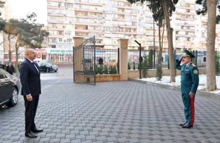 Prezident İlham Əliyev,hərbi hospital kompleksinin açılışında